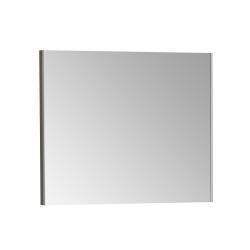 VitrA Base Düz Ayna — 80 cm fırçalı krom
