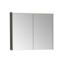 VitrA Core Aynalı Banyo Dolabı — 60 cm, aydınlatmalı parlak sahra beji, sağ