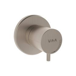 VitrA Ankastre Stop Valf — Sıva Üstü Grubu, Fırçalı Nikel (