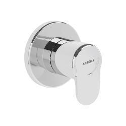 VitrA Root Round Ankastre Stop Valf — Sıva Üstü Grubu, Krom