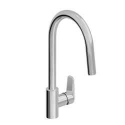 VitrA Shift Pull-Down Eviye Bataryası — Krom