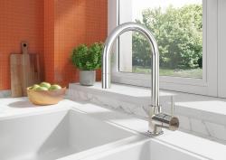VitrA Mastro Lite Eviye Bataryası — Pull-Down, Krom