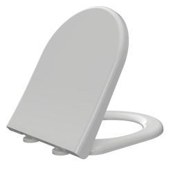 Visam Mimoza Termoplast Klozet Kapağı (Yavaş Kapanan) 44,5x35,1 cm Beyaz Üstten sıkmalı