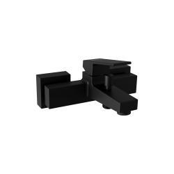 VitrA Minimax Square Banyo Bataryası — Krom — Mat Siyah