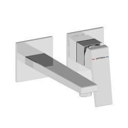 VitrA Minimax Square Ankastre Lavabo Bataryası — Uzun Sıva Üstü, Krom