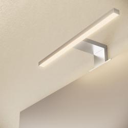 VitrA Mia Banyo Dolabı Seti — 80 cm, iki çekmeceli lavabo dolabı, aydınlatmalı düz ayna, altın meşe