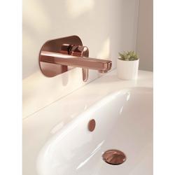 VitrA Root Round Ankastre Lavabo Bataryası — Sıva üstü, Soft Bakır