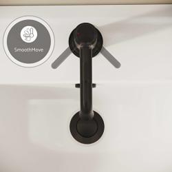 VitrA Origin Classic Lavabo Bataryası — Üstten kumandalı, mat siyah Üstten Kumandalı, Mat Siyah