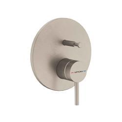 VitrA Minimax Round Ankastre Banyo Bataryası Fırçalı Nikel A4362034