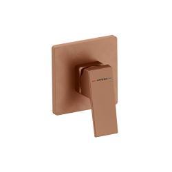 VitrA Minimax Square Ankastre Duş Bataryası Fırçalı Soft Bakır
