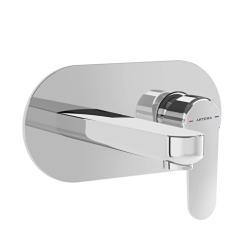 VitrA Root Round Ankastre Lavabo Bataryası — Sıva Üstü Grubu, Krom (5,