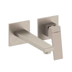 VitrA Minimax Square Ankastre Lavabo Bataryası Fırçalı Nikel A4359334