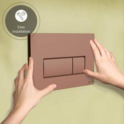 VitrA Root Square Kumanda Paneli, Soft Bakır — 740-2340
