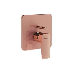 VitrA Root Square Termostatik Ankastre Banyo Bataryası Soft Bakır