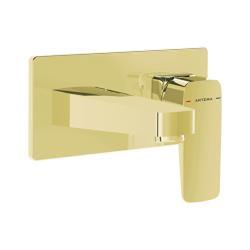 VitrA Root Square Ankastre Lavabo Bataryası Altın