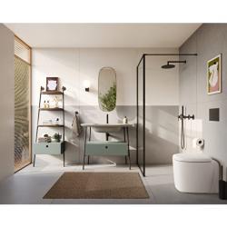 VitrA Origin Ankastre Duş Bataryası — Sıva üstü grubu, mat siyah