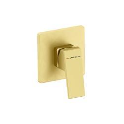 VitrA Minimax Square Ankastre Duş Bataryası Fırçalı Altın
