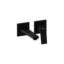 VitrA Minimax Square Ankastre Lavabo Bataryası Mat Siyah A4359236
