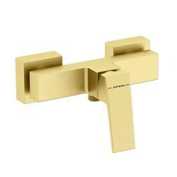 VitrA Minimax Square Duş Bataryası Fırçalı Altın