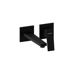 VitrA Minimax Square Ankastre Lavabo Bataryası Mat Siyah A4359336