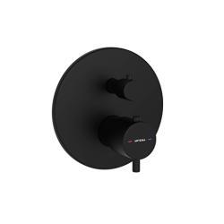 VitrA AquaHeat Termostatik Ankastre Banyo Bataryası Mat Siyah