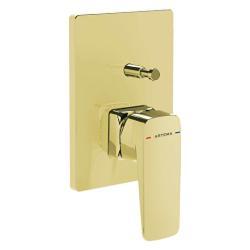 VitrA Root Square Ankastre Banyo Bataryası Soft Altın
