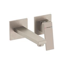 VitrA Minimax Square Ankastre Lavabo Bataryası Fırçalı Nikel A4359234