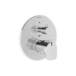VitrA Root Round Ankastre Termostatik Duş Bataryası Krom