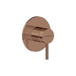 VitrA Minimax Round Ankastre Duş Bataryası Soft Bakır A4371029