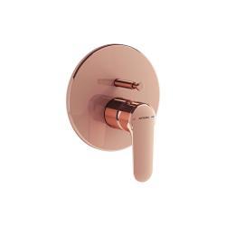VitrA Root Round Termostatik Ankastre Banyo Bataryası Soft Bakır