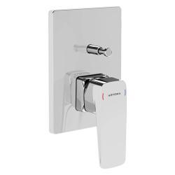 VitrA Root Square Ankastre Banyo Bataryası Krom