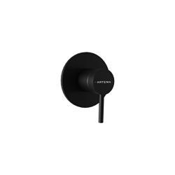 VitrA Minimax Round Ankastre Mekanik Duş Bataryası Mat Siyah