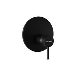 VitrA Minimax Round Ankastre Duş Bataryası Mat Siyah