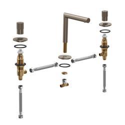VitrA Origin Lavabo Bataryası Fırçalı Nikel A4258334