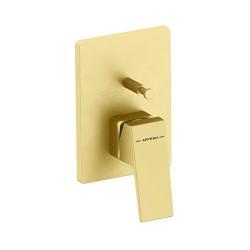 VitrA Minimax Square Ankastre Banyo Bataryası Fırçalı Altın