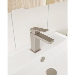 VitrA Minimax Square Lavabo Bataryası Fırçalı Nikel A4372034