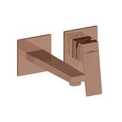 VitrA Minimax Square Ankastre Lavabo Bataryası Soft Bakır A4359229