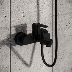 VitrA Root Round Banyo Bataryası — Mat Siyah
