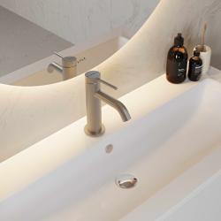 VitrA Minimax Round Lavabo Bataryası Fırçalı Nikel A4353034