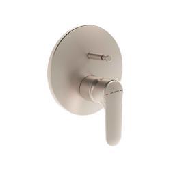 VitrA Root Round Ankastre Banyo Bataryası — Sıva Üstü Grubu, Fırçalı Nikel (