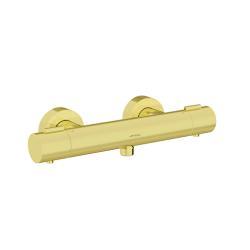 VitrA Base Round Termostatik Duş Bataryası Soft Altın