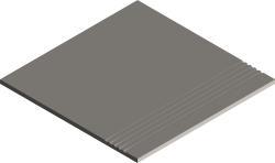 VitrA 30x30, Uni, Basamak, Gri