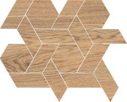 VitrA 40x40, Woodart, Kesme Mozaik, Meşe, R10A