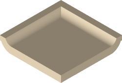 VitrA 5x5, Uni, Trim, Fildişi