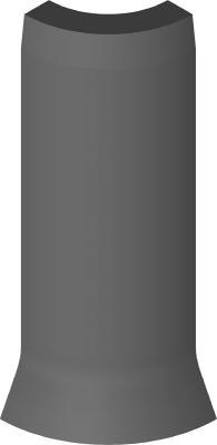VitrA 3x10, Uni, Trim, Siyah