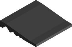 VitrA 10x10, Uni, Trim, Siyah