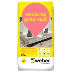 Weber weberep grout rapid Gri 25 kg