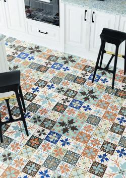 Yurtbay Seramik Bloem Art Colormix 60x60