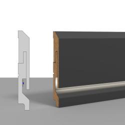 YILDIZ ENTEGRE Lumi Lumina Modern Antrasit 110 mm Süpürgelik