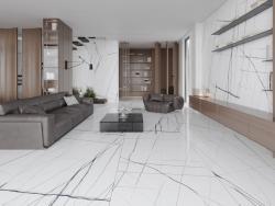Kütahya Seramik 120x240 Nox Beyaz Kristal Rektifiye Parlak Nano